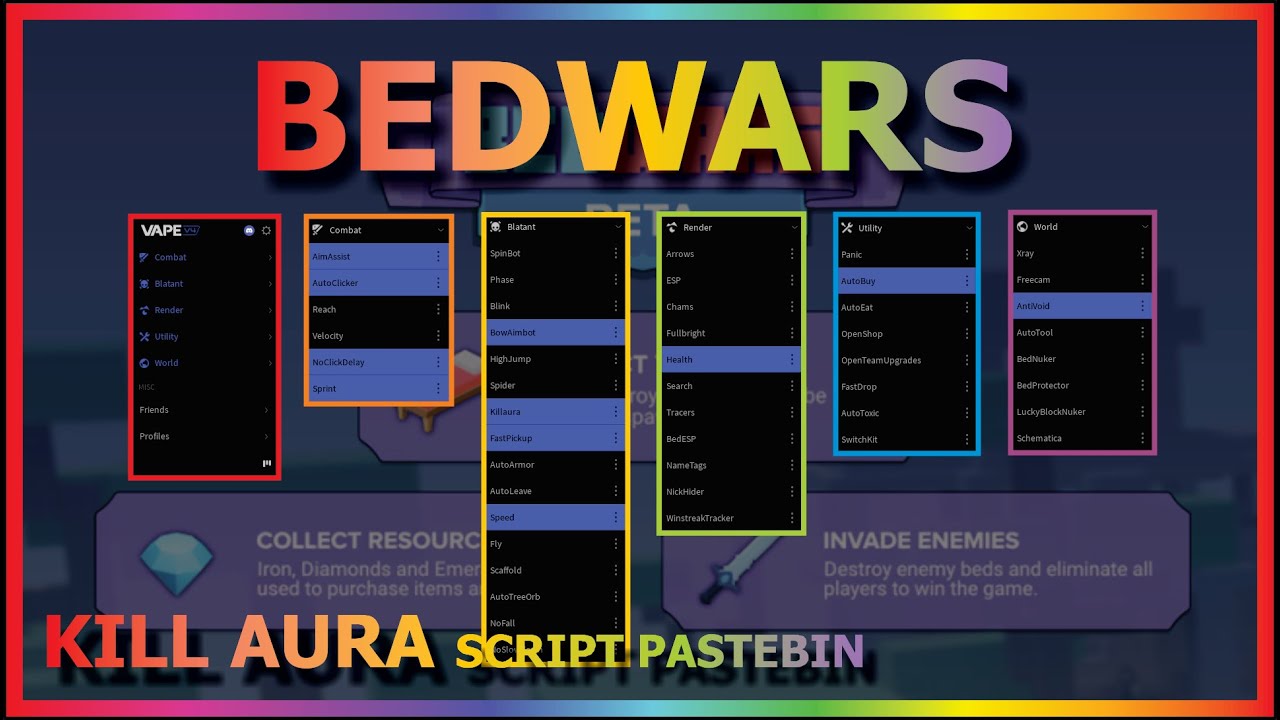 Bedwars Script Pastebin 2022 – ScriptPastebin